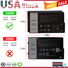 Lot J7HTX BATTERY FOR DELL Latitude 7212 7220 7202 Rugged Tablet FH8RW 7XNTR picture