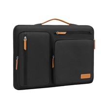 MOSISO 15-16 inch Laptop Sleeve Case Bag w/Handle Pockets Black 360 Protective picture