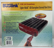 New Buslink 2TB Dual Port USB 3.0 AES Encryption External HDD 4.8 Gbps CSC-2T-U3 picture