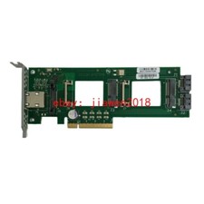 Isilon 415-0059-03 X410 Dual 32GB mSATA SSD PCIe Boot Drive Carrier Card picture