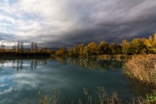 Landscape fall nature provence outdoors Custom Gaming Mat Desk picture