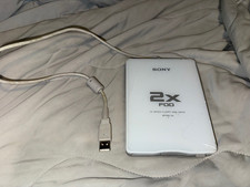 Sony USB Floppy Disk Drive FDD White Compact MPF88E picture