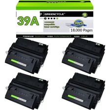 4 PK High Yield Toner Q1339A 39A For HP LaserJet 4300 4300n 4300DTNSL Printer picture