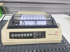 Okidata Microline 320 Turbo  Dot Matrix Printer * PRINTS* Includes Cables picture