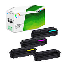 4PK TCT Premium 055H BCMY High Yield Compatible Toner Cartridges For Canon picture