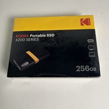 KODAK X200 SERIES PORTABLE SSD 256GB SOLID STATE DRIVE, New In Box, picture