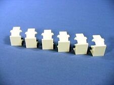 6 Leviton Almond Quickport Snap-In Blank Filler Plate Inserts 41084-BAB 41084-A picture
