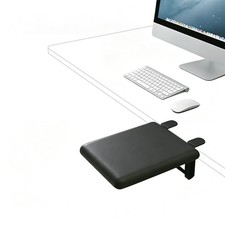 90 Degree Foldable Computer Desk Arm Rest Extender ClampOn Mouse Pad Support picture