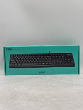 Logitech K120 USB Keyboard Black Quiet Keys Plug & Play picture