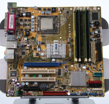 ASUS P5K-VM REV. 1.02G LGA775 Motherboard w/ Core 2 Duo e8400, 4x 4GB PC2 6400U picture