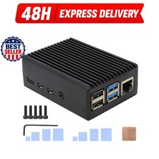 Geekworm P173 Aluminum Case for Raspberry Pi 4 | Fanless Passive Cooling picture