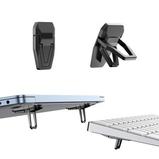 Alloy Computer Keyboard Stand for Desk, Foldable Keyboard Riser with 2 Angle ... picture