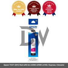Epson T03Y (001) Red refill Ink L6290 L6190 L4150 / Express / Genuine picture