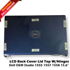 NEW GENUINE Dell Studio 1555 1557 1558 LCD Back Cover Lid (PLUM) 49KDW 7DCV3 picture