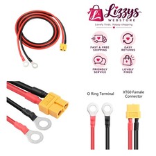 12AWG XT60 to O Ring Connector Cable - 1M Length for Reliable Powering Solutions picture