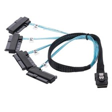 100cm Internal 36 Pin Mini SAS SFF8087 Host to 4 SFF8482 Target SATA Power picture