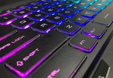New Colorful Backlit Crystal Clear RGB Keyboard US English UI for MSI GT72S picture