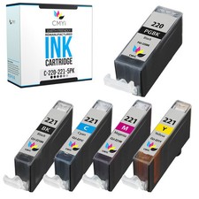 5PK Canon 220 221 Ink Cartridge for PIXMA iP4600 iP4700 MP540 MP560 MP620 MP620B picture