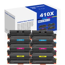 8PK CF410X 410X Toner Set Fits HP Color LaserJet Pro MFP M477fdw M377dw M452nw picture