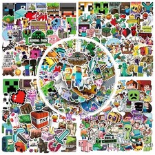 50pcs Pixel Game Stickers Waterproof Laptop Phone Notebook Decor picture