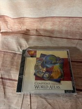 Comptons Interactive World Atlas PC CD-ROM 1997 Edition Software  Brand New picture