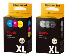 Kodak Verite 5 Replacement Ink Cartridge XL AL11CA Black Color Bundle Inks picture