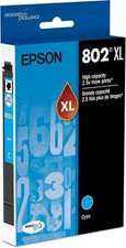 Epson 802XL Cyan High-Capacity Ink Cartridge T802XL220-S (FREESHIP) picture