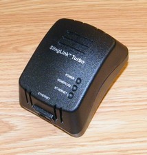 Genuine SlingLink Turbo (SL300-100) Ethernet Internet Adapter Only **READ**  picture