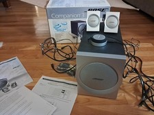 Bose Companion 3 Series  Multimedia Computer Speaker System Subwoofer & Pod picture