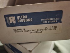 FULL Box of Ultra Ribbons for Okidate Microline 182/193/390/391 (12 per Box) NEW picture