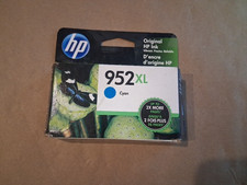Genuin HP 952XL High-Yield Cyan Ink Cartridge, L0S61AN  Exp 7/2021 picture