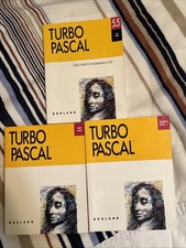 Vintage Borland Turbo Pascal 5.5 OOP Guide, Users Guide  & Reference Guide Set picture