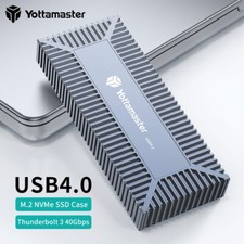 40Gbps M.2 NVMe SSD Enclosure USB 4 Hard Drive Case For Thunderbolt 3 4 Aluminum picture