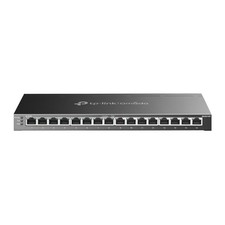TP-Link JetStream 16-Port Gigabit Smart Switch with 8-Port PoE+ Black picture