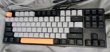 E-Yooso Mechanical Gaming Keyboard  Model Z-87 Keycaps Orange Black White picture