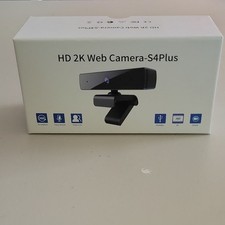 HD 2K Web Camera S4Plus USB 2.0 2560x1440 360° Rotation Clear Sound picture