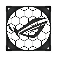 120mm Case Fan Grill - Unique Hexagon Asus ROG Design Great for RGB aRGB Fans picture