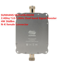 Sunhans 2.4G 5G Dual Band 4W Wireless Repeater Indoor Drone Wifi Signal Booster picture