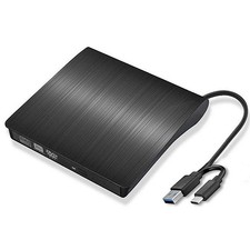 2024 External CD DVD RW Drive USB 3.0 Writer Burner Player Black For Laptop PC picture