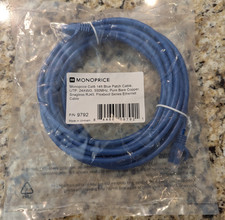 MONOPRICE 9792 Patch Cord Cat 6 Flexboot Blue 14 ft. 38F991 14 Feet picture