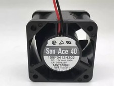 1PCS Sanyo 4028 109P0412H302 DC12V 0.195A Dual Ball Bearing Cooling Fan picture