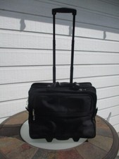 Foray Rolling Laptop Case/Overnight Carry On Bag w/Extending Handle Black picture