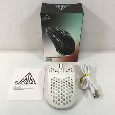Solakaka SM600 White Dual Mode Wireless Bluetooth Gaming Mouse Used picture