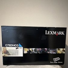 Lexmark C792A4KG Cyan Genuine Original Laser Toner Cartridge for C792 X792 picture