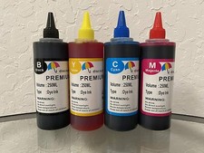4x250ml BULK INK REFILL BOTTLES FOR EPSON EXPRESSION CISS #288 XP340 XP430 XP440 picture