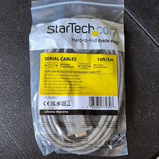 StarTech.com SCNM9FF Null Modem RS232 DB9 Female to Female Cable 10ft Gray picture