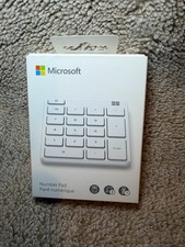 Microsoft Bluetooth Number Pad White NEW UNOPEN picture