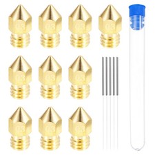 10Pcs 0.3mm 3D Printer Extruder Nozzles Head for 1.75mm Extruder Print, Brass picture