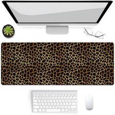 Gaming Mouse Pad, Leopard Print Mouse Pad, Desk Mat, Non-Slip Rubber Base Mou... picture