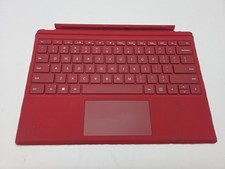 Microsoft 1725 Type Cover Red for Surface Pro 3 4 Backlit Keyboard Free S/H picture